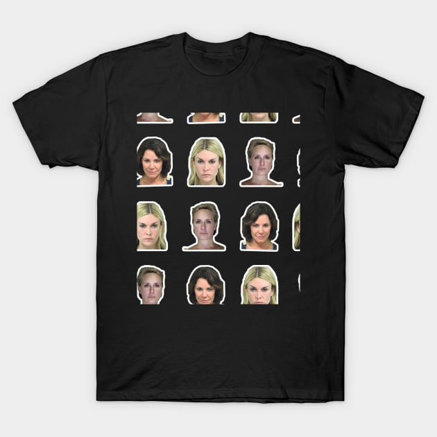 The Crooked Housewives of New York City T-Shirt by mivpiv